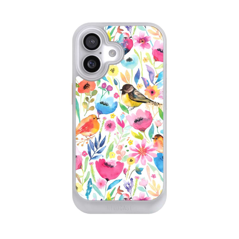 iPhone 17 NIVOcore Whimsical Birds and Flowers