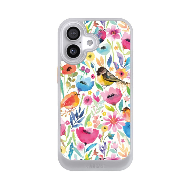 iPhone 17 NIVOcore Whimsical Birds and Flowers