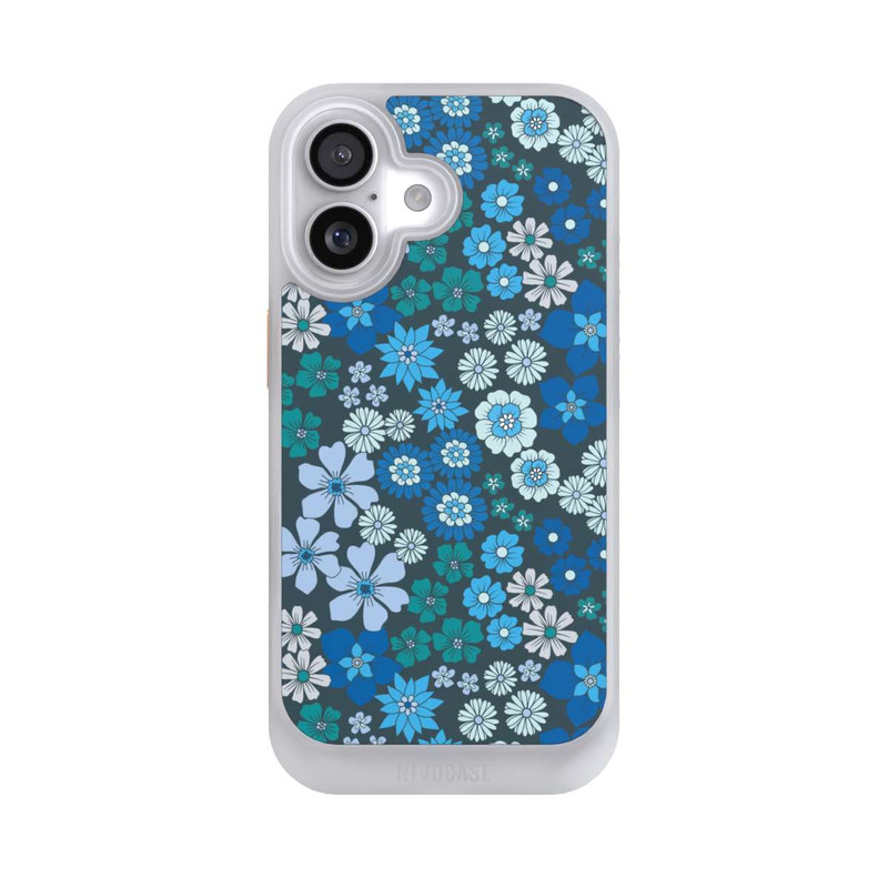 iPhone 17 NIVOcore Blue Flowers DeinDesign