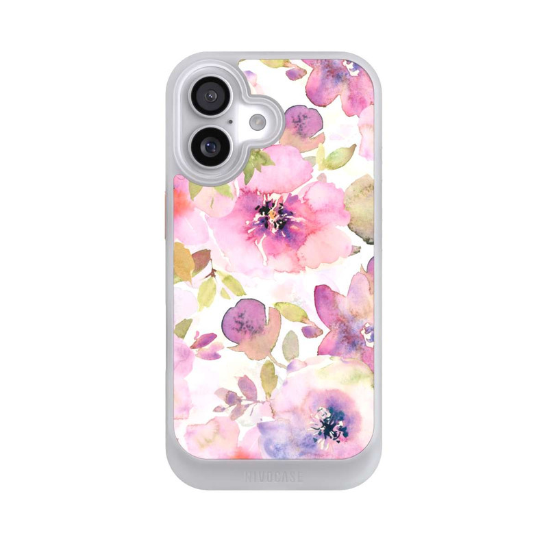 iPhone 17 NIVOcore Tapete mit rosa Blumen