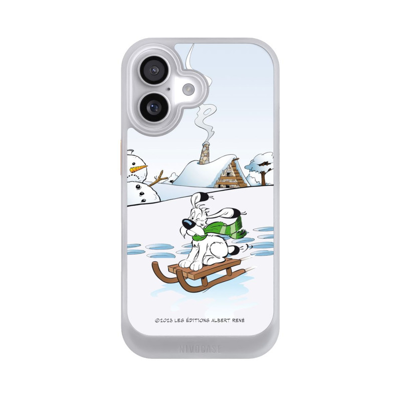 iPhone 17 NIVOcore Idefix rides a sleigh