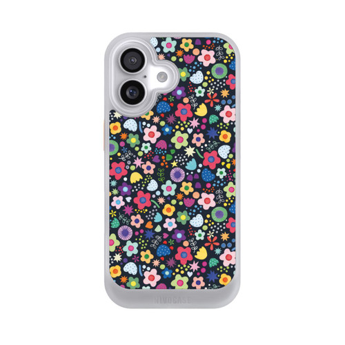 Apple iPhone 17 NIVOcore Psychedelic Flowers Multi Black