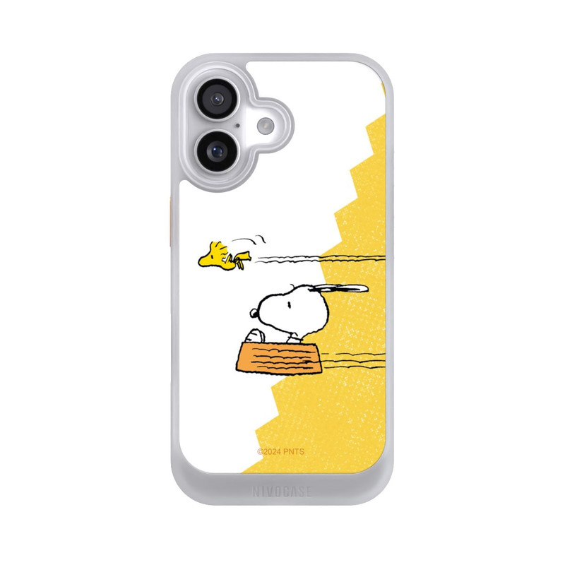 iPhone 17 NIVOcore Snoopy avec Woodstock