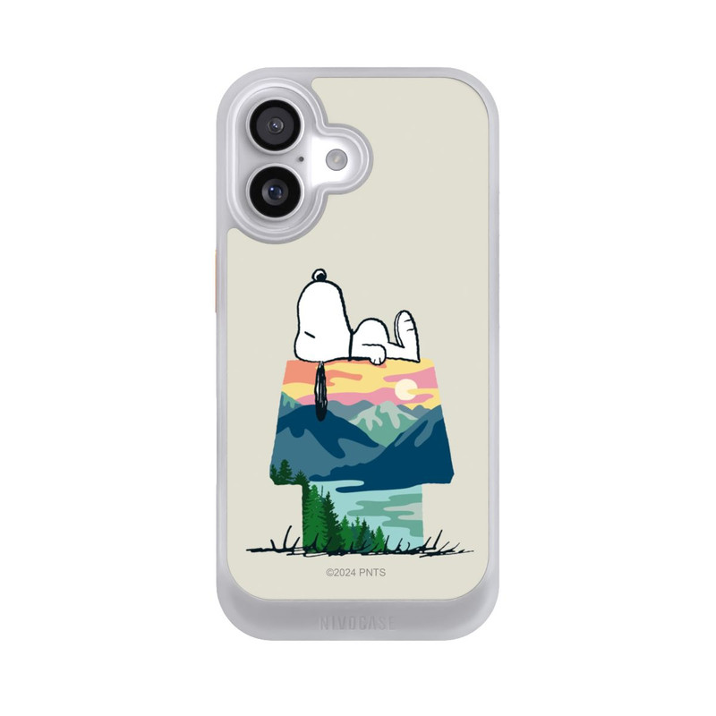 iPhone 17 NIVOcore Snoopy Camping Hütte