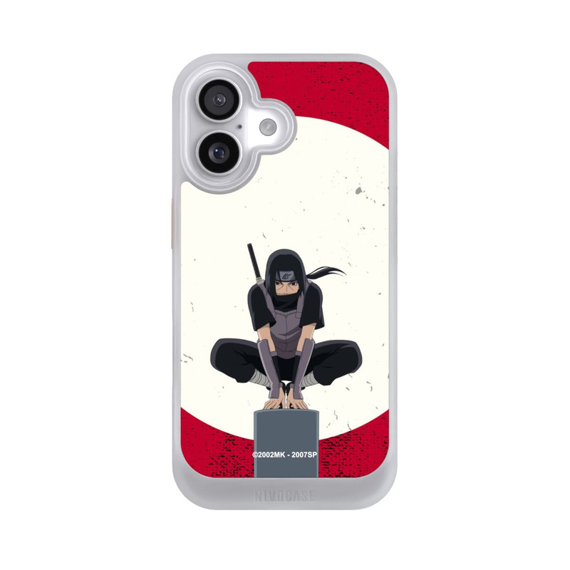 iPhone 17 NIVOcore Itachi Uchiha Symbol Roter Hintergrund