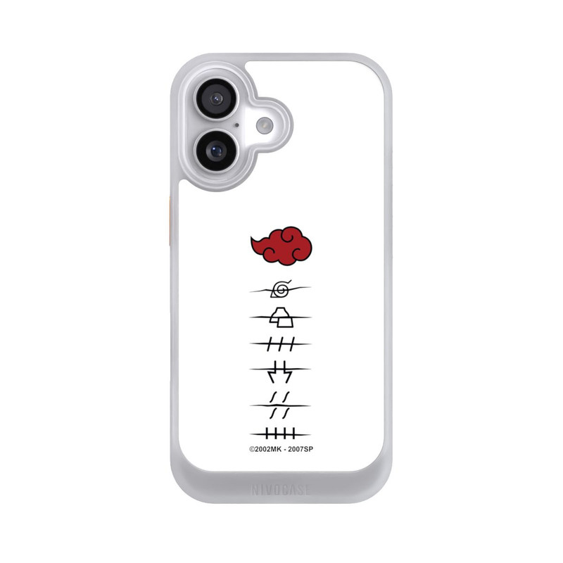 iPhone 17 NIVOcore Akatsuki member symbols white
