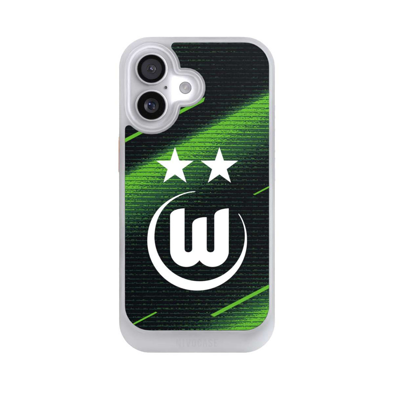 iPhone 17 NIVOcore VfL Wolfsburg Frauen Logo Weiß