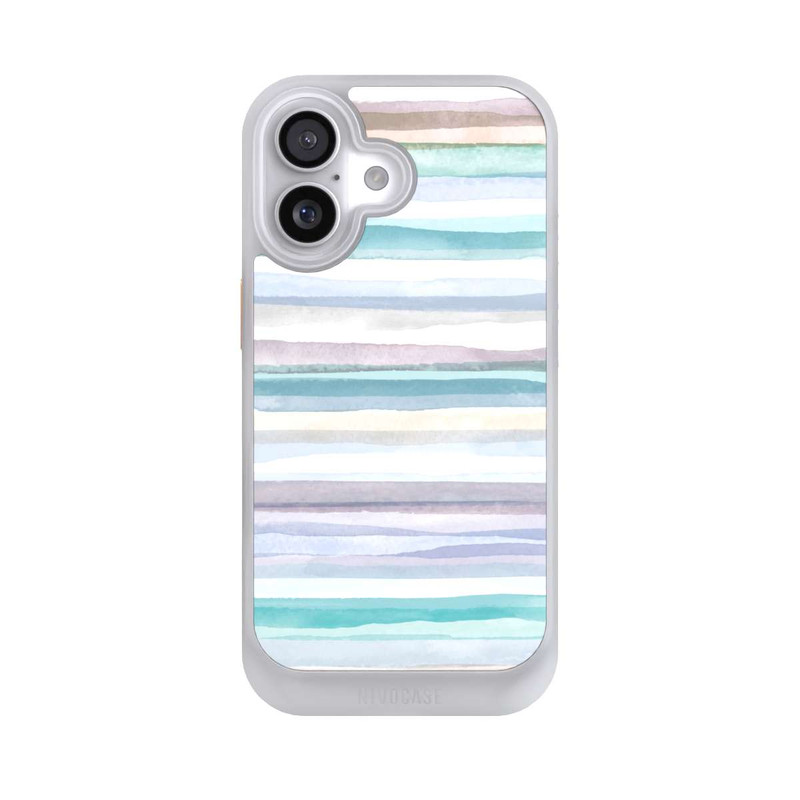 iPhone 17 NIVOcore Pastel Stripes Blue