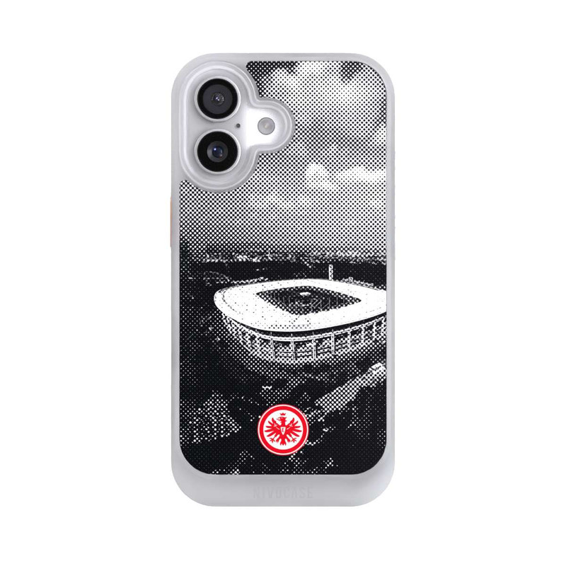 iPhone 17 NIVOcore SGE Stadion Schwarz Weiß