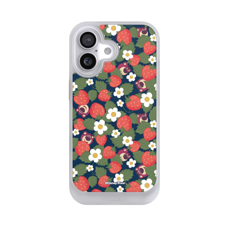 iPhone 17 NIVOcore Lotso Toy Story Strawberry Flower Pattern