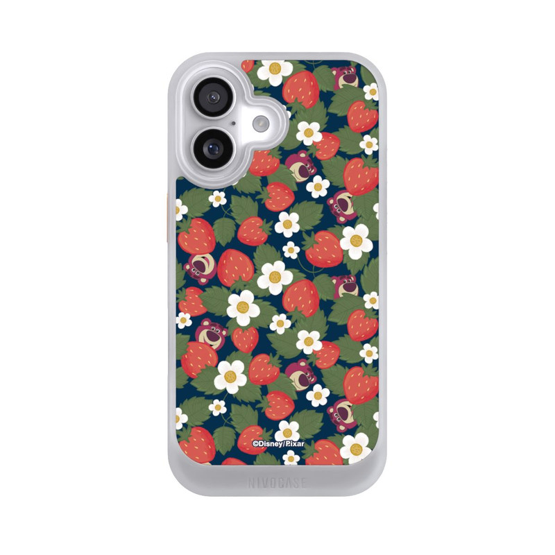 iPhone 17 NIVOcore Lotso Toy Story Strawberry Flower Pattern