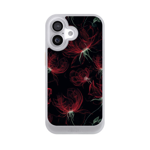 Apple iPhone 17 NIVOcore Red Flowers Wallpaper