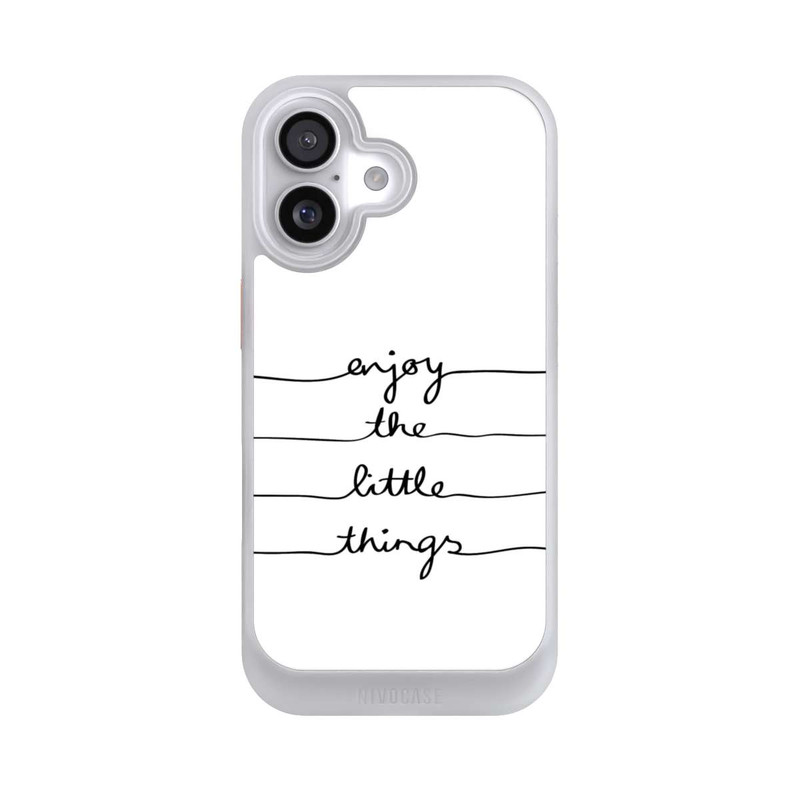 iPhone 17 NIVOcore Enjoy The Little Things White
