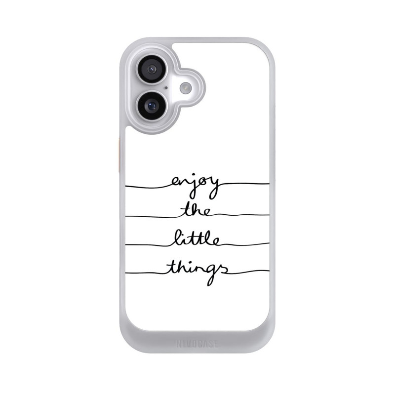 iPhone 17 NIVOcore Enjoy The Little Things White