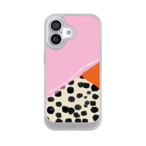  NIVOcore Pink and Orange Modern Art with Dots