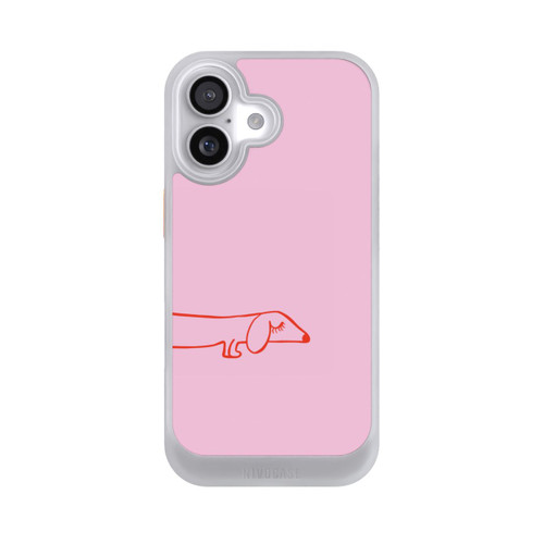  NIVOcore Dachshund Illustration Pink