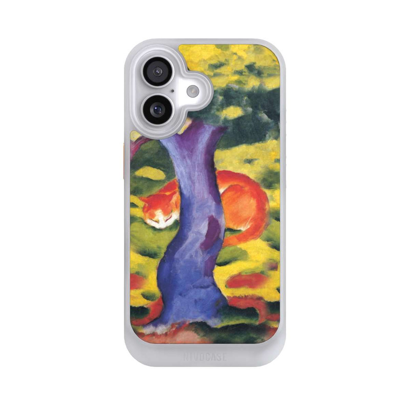 iPhone 17 NIVOcore Cat Behind Tree by Franz Marc