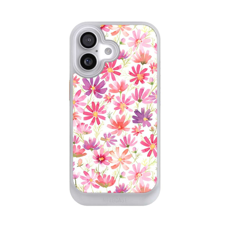 iPhone 17 NIVOcore Boho Cosmos Flowers Purple