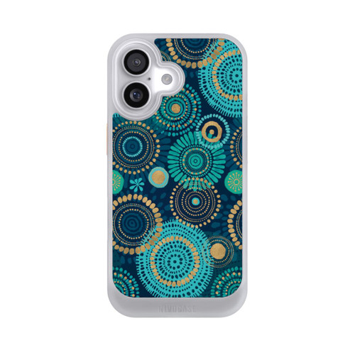 Apple iPhone 17 NIVOcore Blockprint India Teal Gold