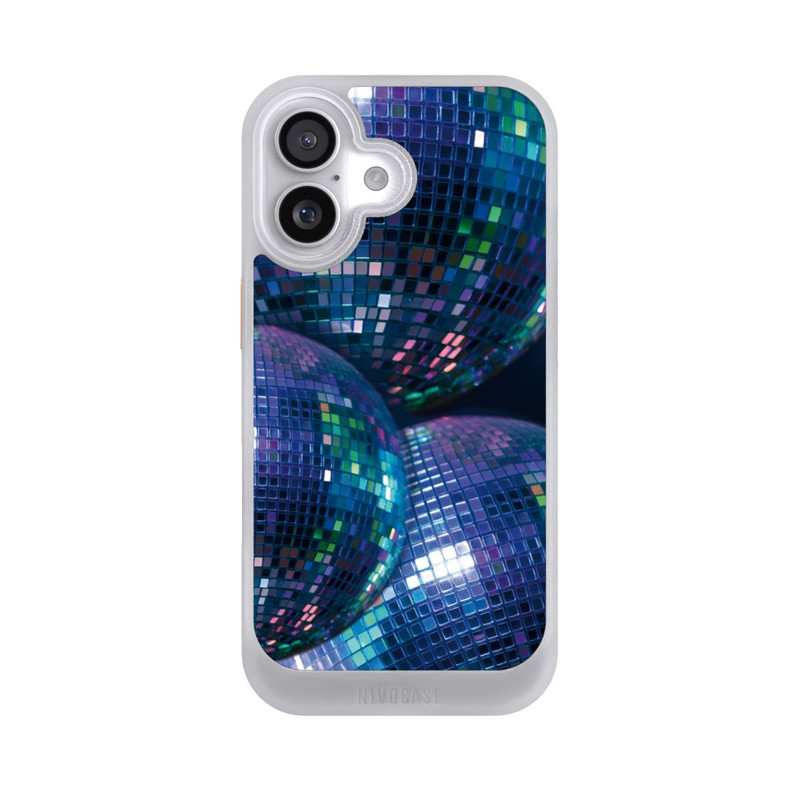 iPhone 17 NIVOcore Disco Ball Blue Black Partytime with KI
