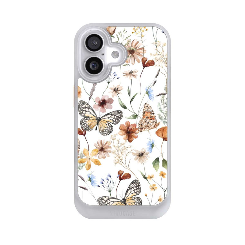 iPhone 17 NIVOcore Wildflowers and Butterflies Pattern