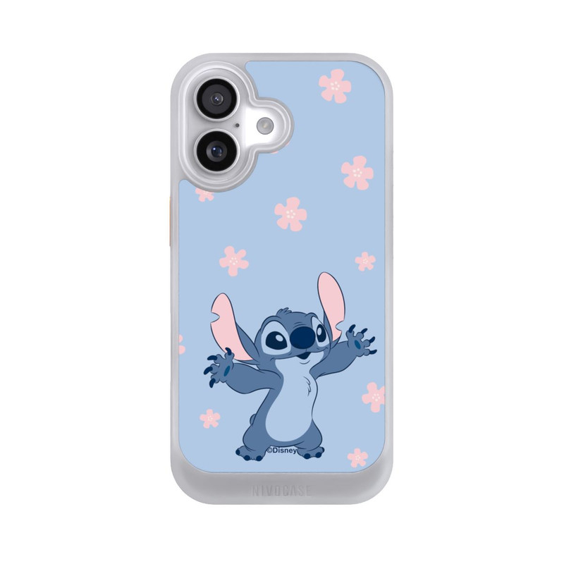 iPhone 17 NIVOcore Stitch Pastel Flowers Blue
