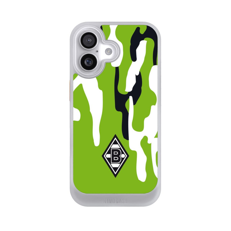iPhone 17 NIVOcore Borussia Raute Grün Weiß Schwarz