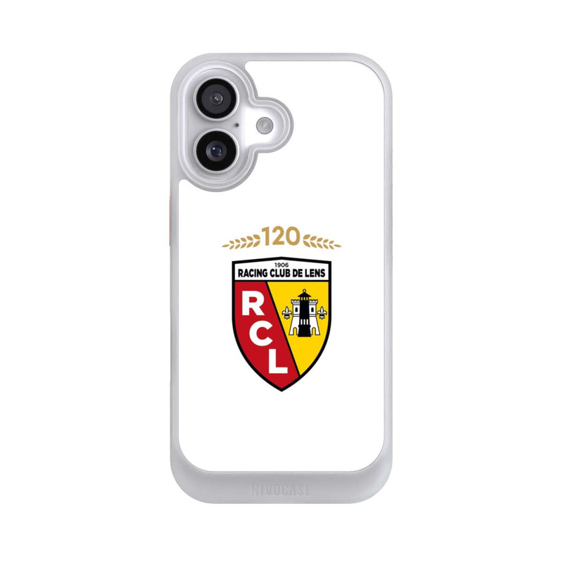iPhone 17 NIVOcore 120 Jahre Jubiläums Logo weiß