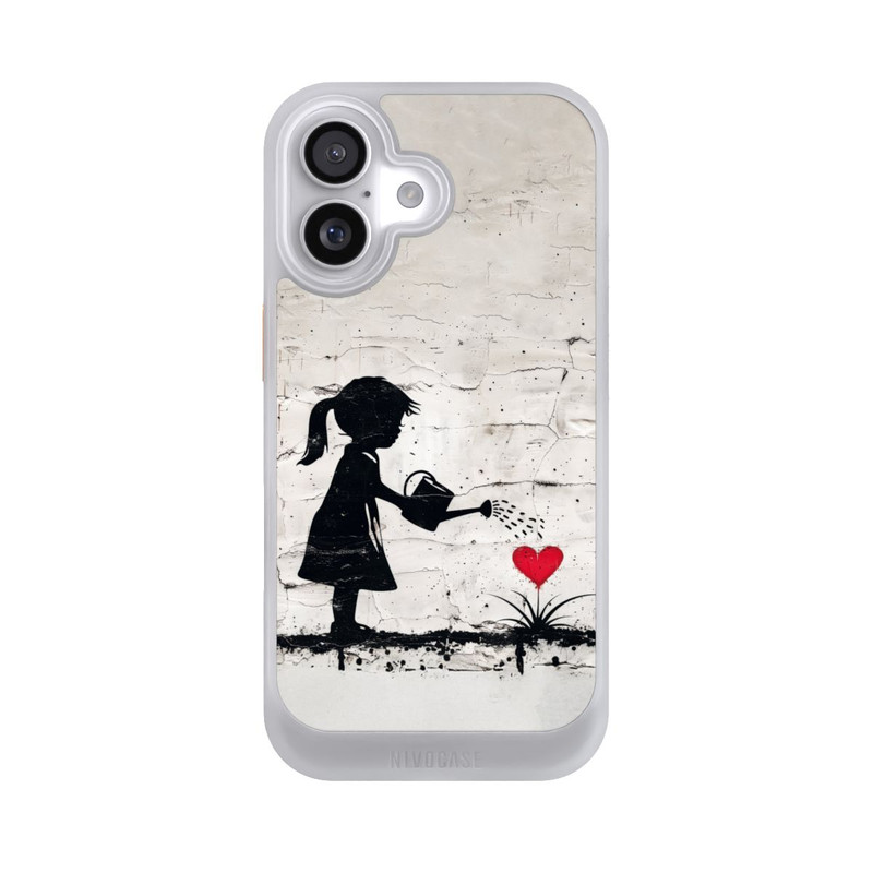 iPhone 17 NIVOcore Girl Watering Bunch of Flowers 
