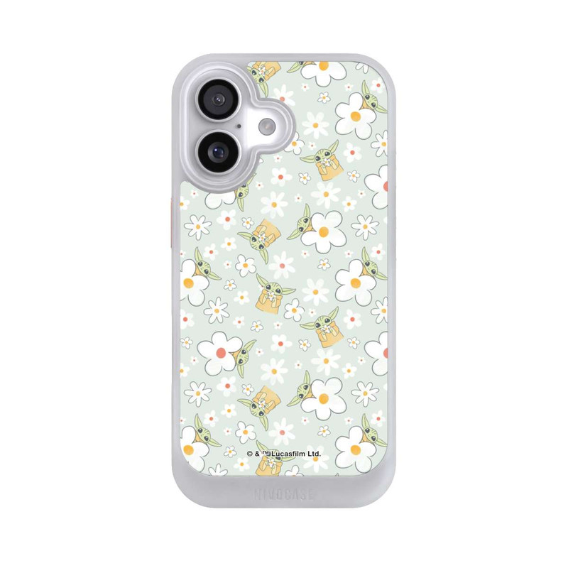 iPhone 17 NIVOcore Baby Yoda Flower Pattern