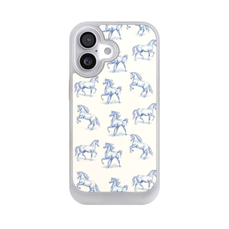iPhone 17 NIVOcore Horses Pattern Toile de Jouy avec IA