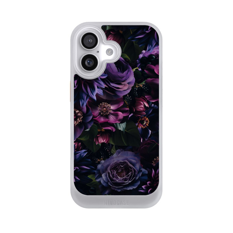 iPhone 17 NIVOcore Dunkle Lila Blüten 