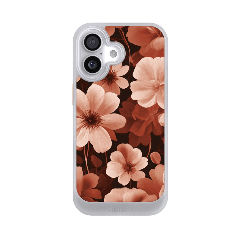 iPhone 17 NIVOcore Red Negative Flowers with AI