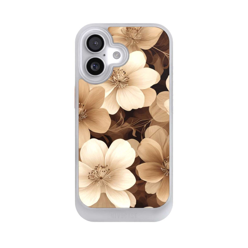 iPhone 17 NIVOcore Naturfarbene Negativblumen mit KI