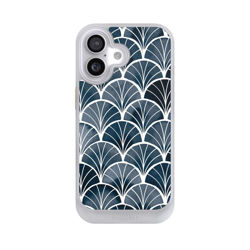 iPhone 17 NIVOcore Botanische Brise Art Deco Grau
