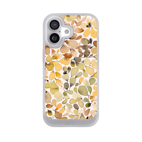 Apple iPhone 17 NIVOcore Eukalyptus Aquarellblätter Braun Herbst