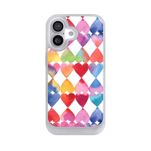  NIVOcore Buntes Herz Watercolor Muster