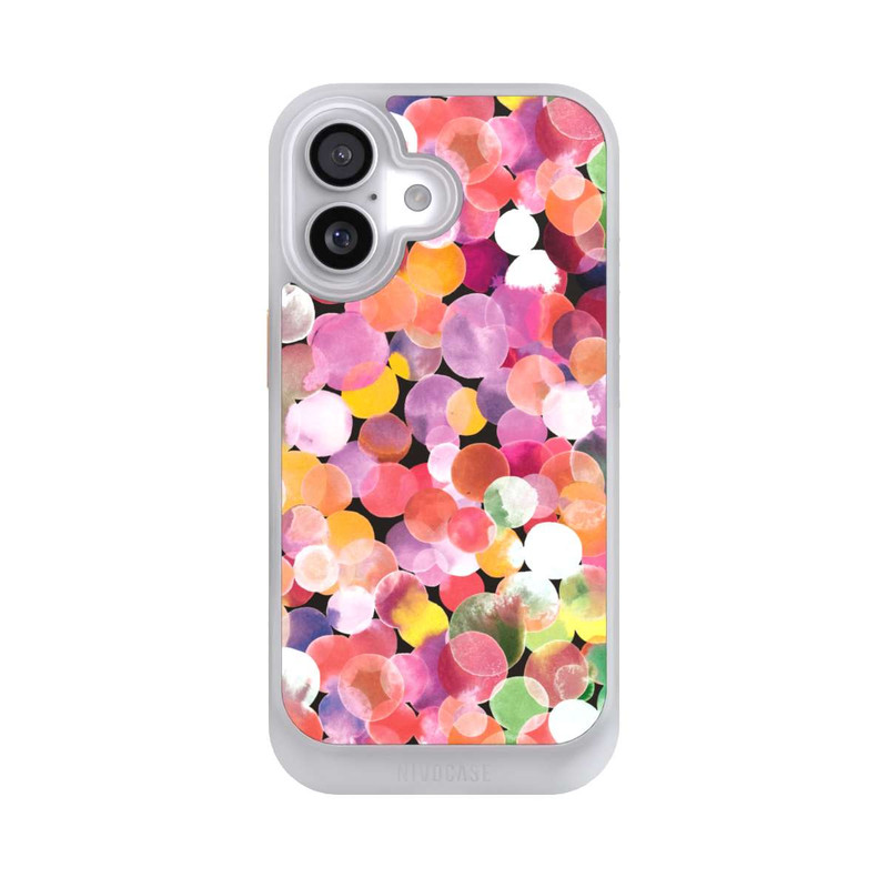 iPhone 17 NIVOcore Colorful Watercolor Dots