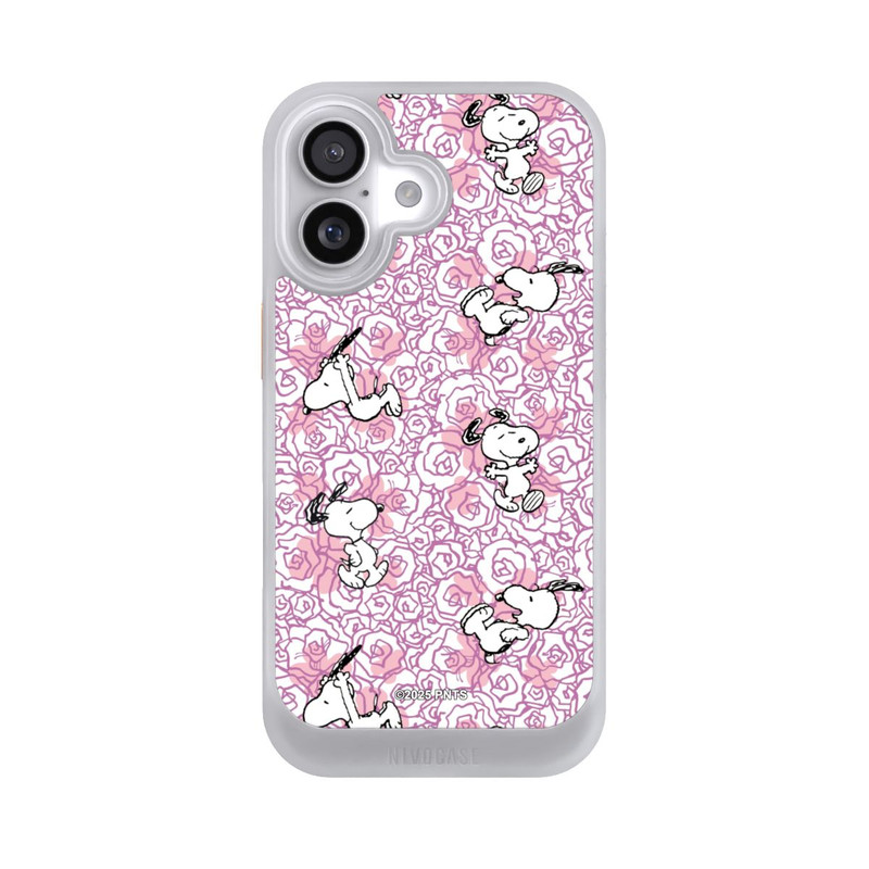 iPhone 17 NIVOcore Peanuts Pink Roses Pattern