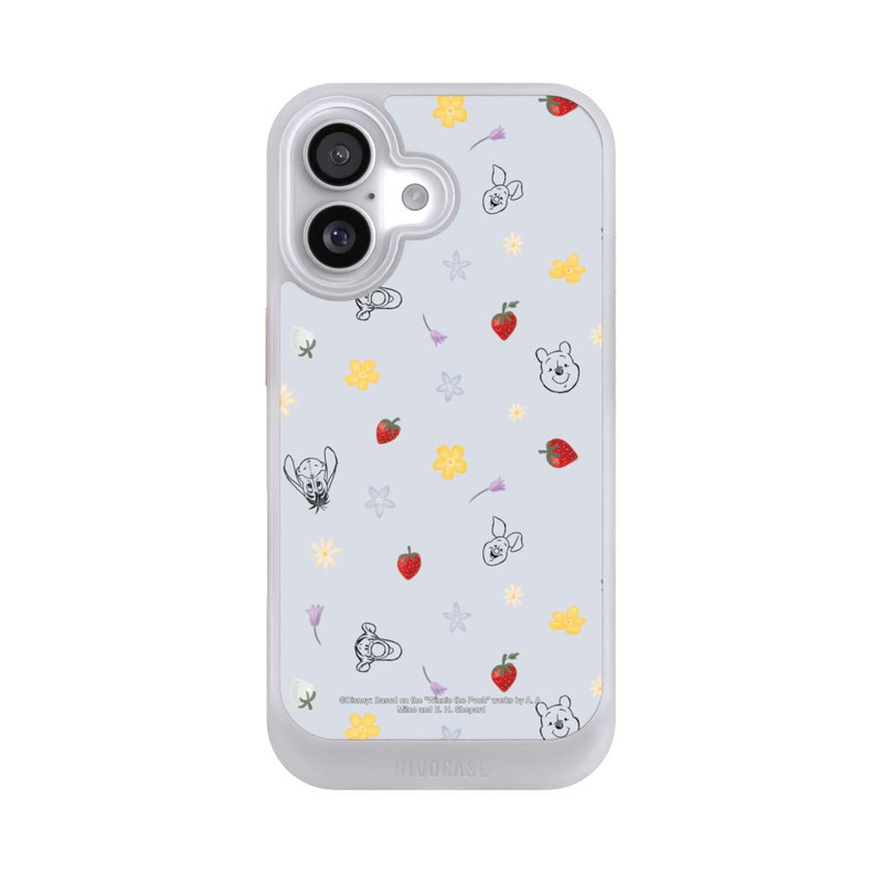 iPhone 17 NIVOcore Winnie the Pooh and Friends Strawberry Pattern Blue