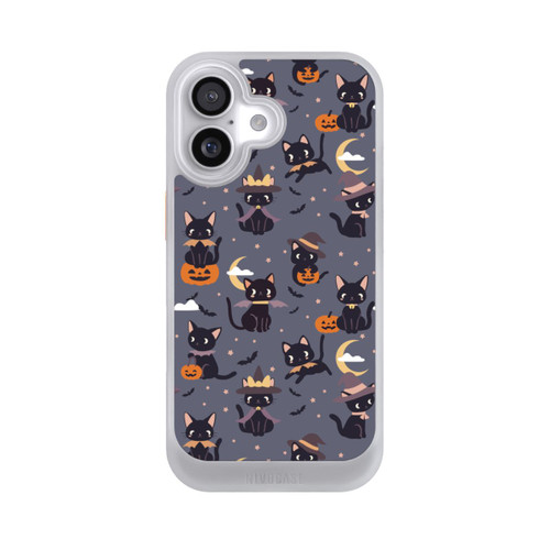 Apple iPhone 17 NIVOcore Cute Halloween Witch Cats and Pumpkins