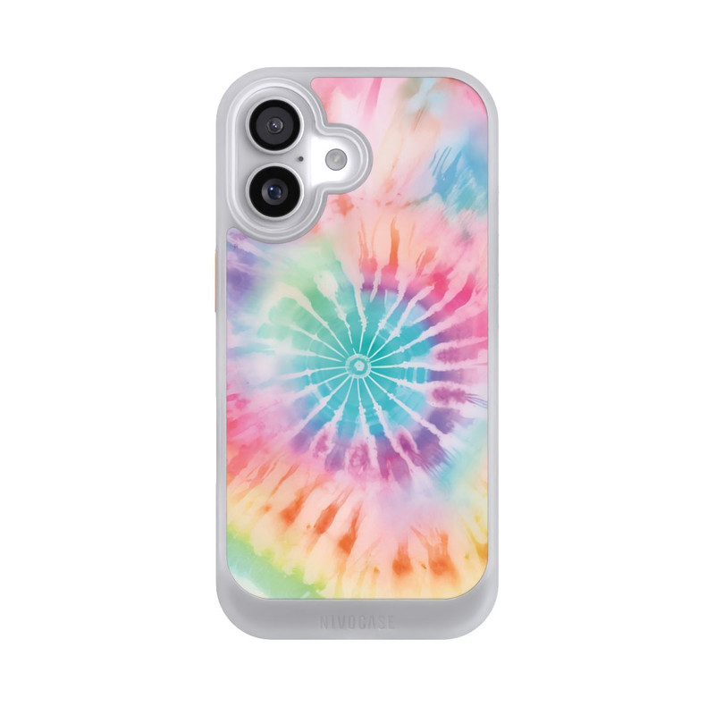 iPhone 17 NIVOcore Rainbow Color Tie Dye 