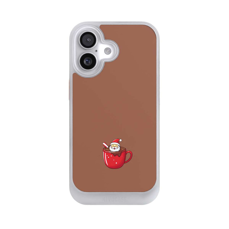 iPhone 17 NIVOcore Père Noël en Tasse de Chocolat Chaud