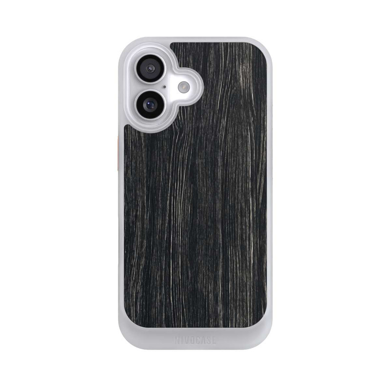 iPhone 17 NIVOcore Dark Wood Texture