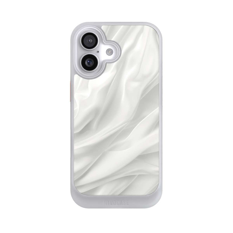 iPhone 17 NIVOcore Texture Lisse Satinée Blanche avec IA
