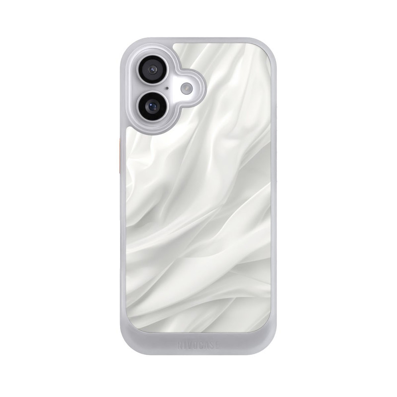iPhone 17 NIVOcore White Satin Smooth Texture With AI