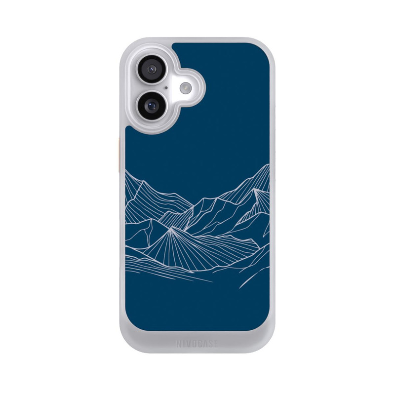 iPhone 17 NIVOcore Konturlinien des Blue Mountain