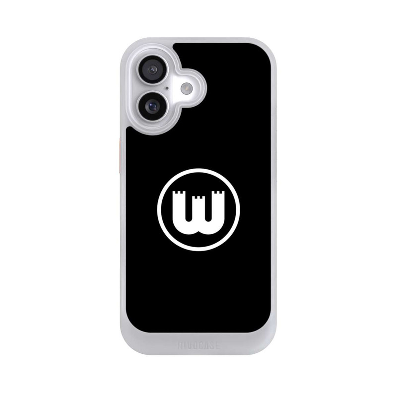 iPhone 17 NIVOcore VfL Wolfsburg Zinnenwappen Schwarz