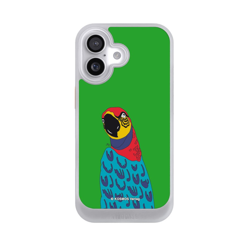 iPhone 17 NIVOcore Drei Fragezeichen und der Super-Papagei