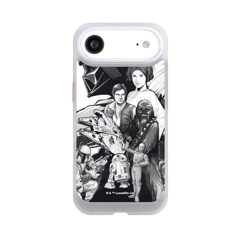 iPhone Air NIVOcore StarWars Charaktere - Schwarz-Weiß